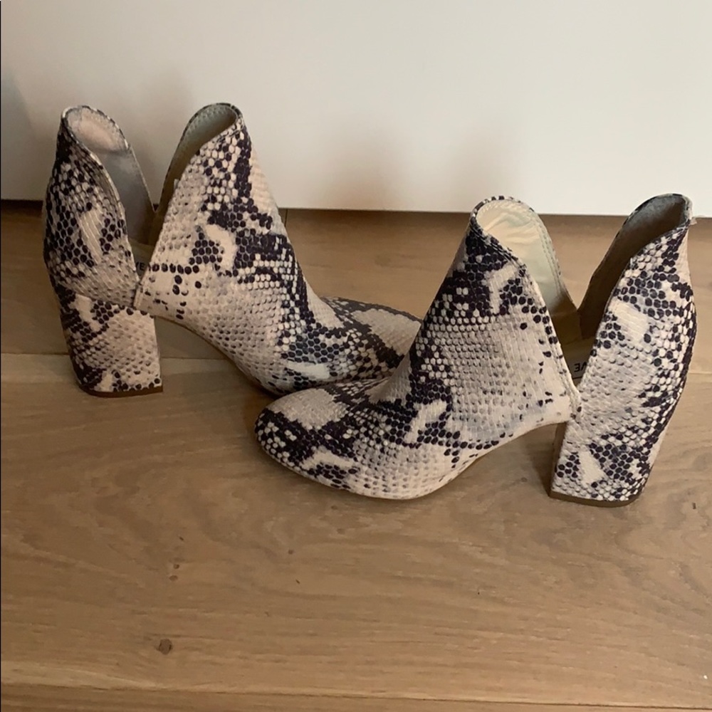 Steve Madden Python Print Rookie Bootie